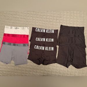 9 Calvin Klein Black Boxer Briefs